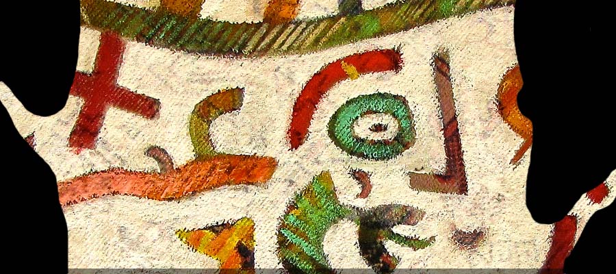 Pigment auf Teppich 1990 - 91